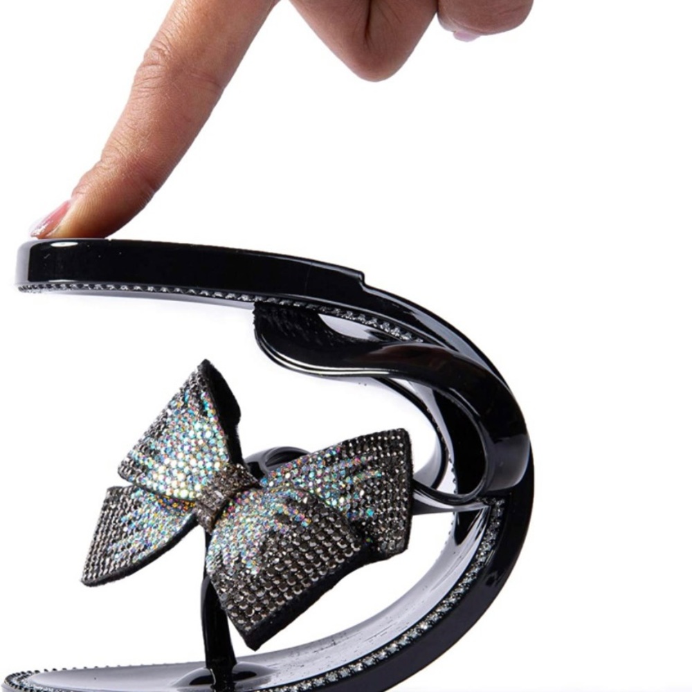 NWOT - Flip Flops with Rhinestones and Bows. - Picture 4 of 5